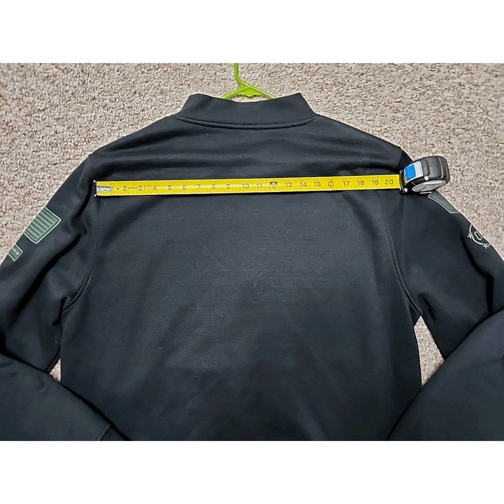 Colosseum Michigan Wolverines Military OHT  Zip Bomber Sweatshirt XXL Black - Picture 11 of 15